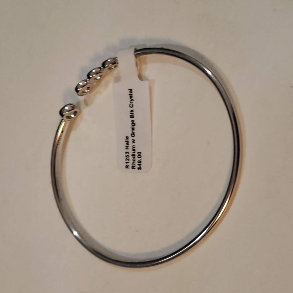 Real Simple Rhodium Bracelet NWT - Picture 4 of 5
